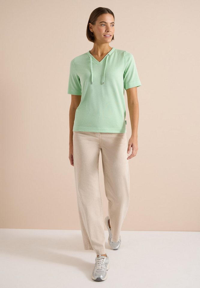 CECIL T-Shirt mit Materialmix – Bild 3 von 5