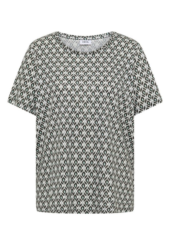 CECIL T-Shirt mit Minimal Muster – Bild 4 von 5