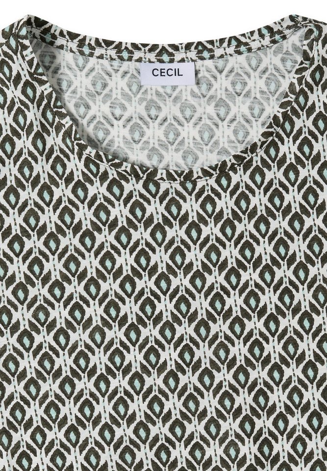 CECIL T-Shirt mit Minimal Muster – Bild 5 von 5