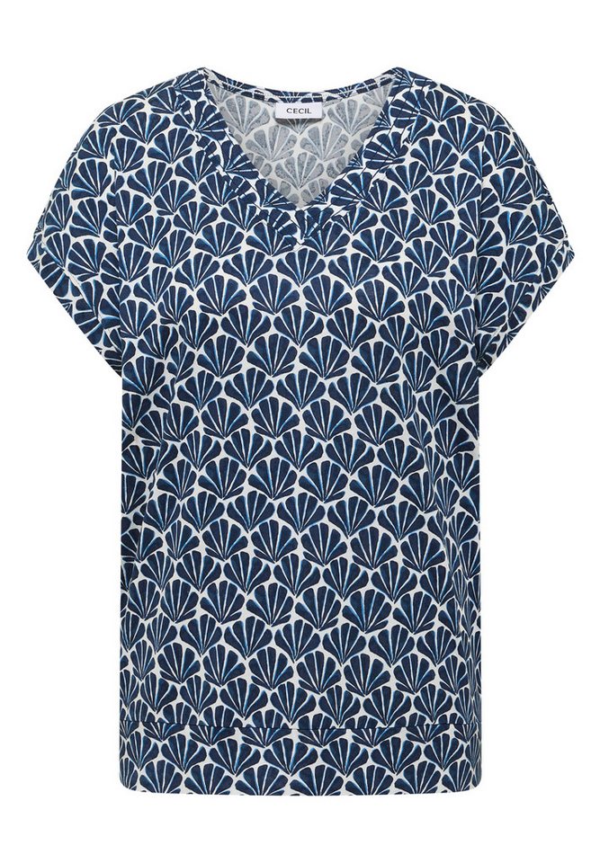 CECIL T-Shirt mit Minimal Muster – Bild 4 von 5