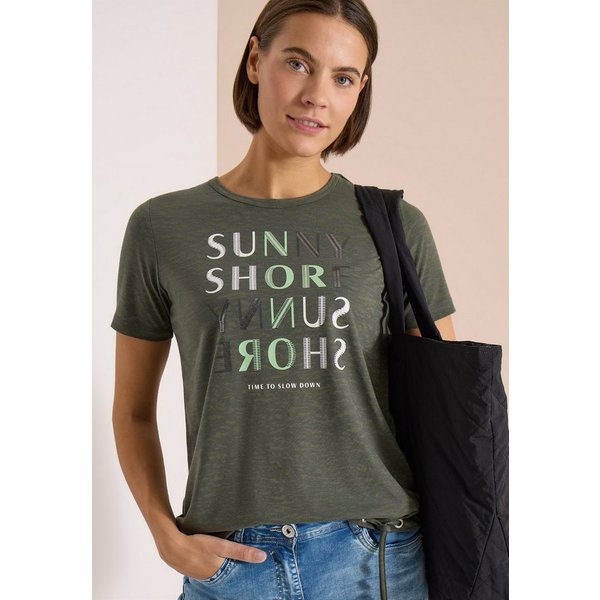 CECIL T-Shirt mit Rundhalsausschnitt
