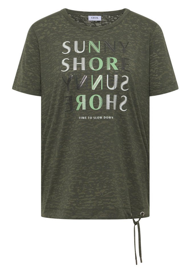 CECIL T-Shirt mit Rundhalsausschnitt – Bild 4 von 5