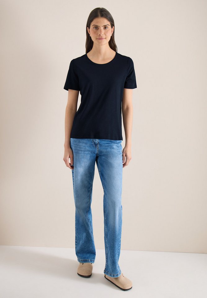 CECIL T-Shirt mit Rundhalsausschnitt – Bild 4 von 5