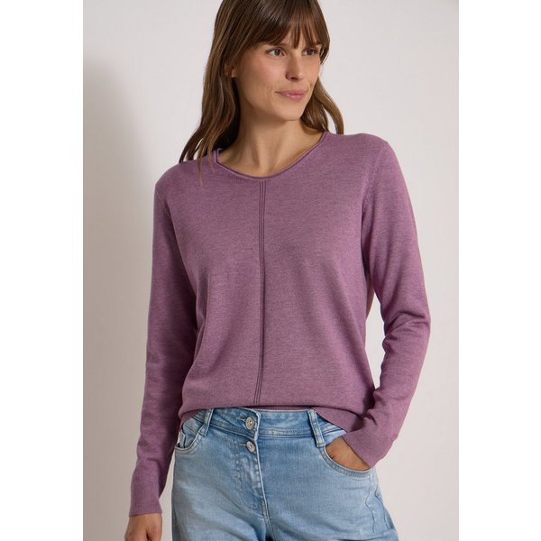 CECIL V-Ausschnitt-Pullover im soften Baumwoll-Mix