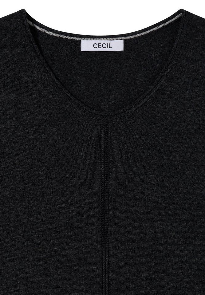 CECIL V-Ausschnitt-Pullover im soften Baumwoll-Mix – Bild 5 von 5