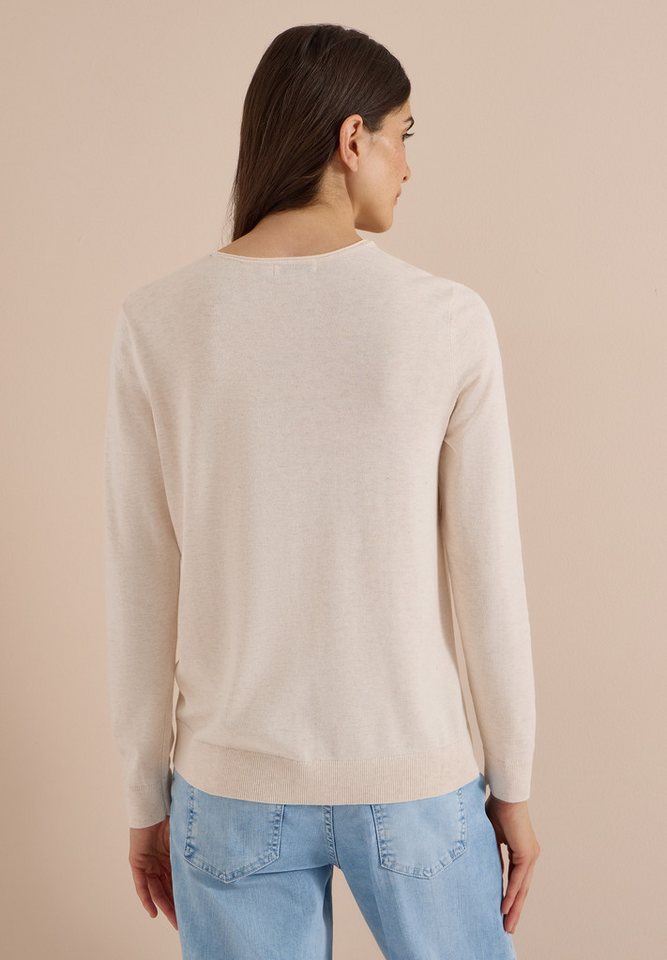 CECIL V-Ausschnitt-Pullover im soften Baumwoll-Mix – Bild 2 von 5