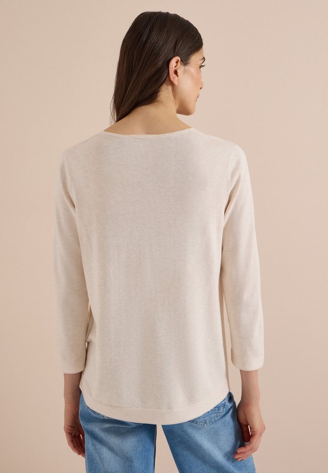 CECIL V-Ausschnitt-Pullover im soften Baumwoll-Mix – Bild 2 von 5