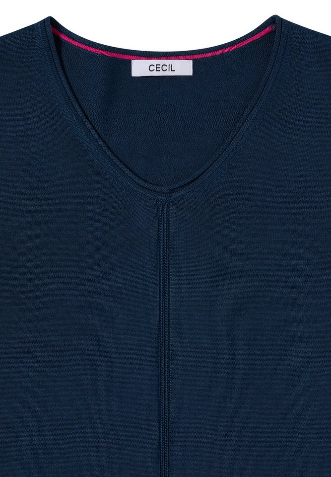 CECIL V-Ausschnitt-Pullover im soften Baumwoll-Mix – Bild 5 von 5