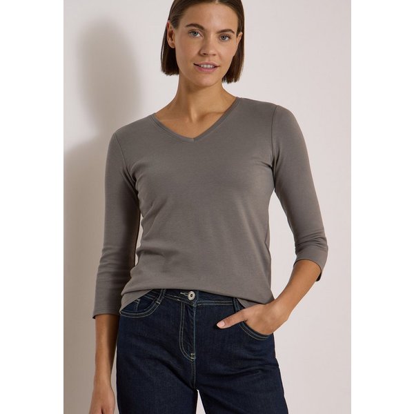 CECIL V-Shirt aus reiner Baumwolle