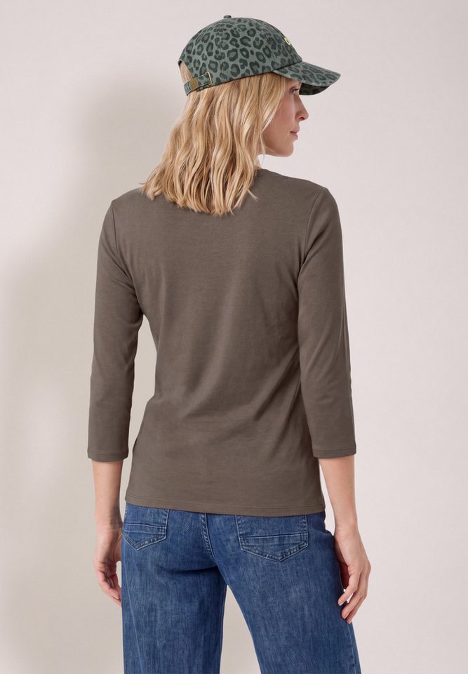 CECIL V-Shirt aus reiner Baumwolle – Bild 2 von 5