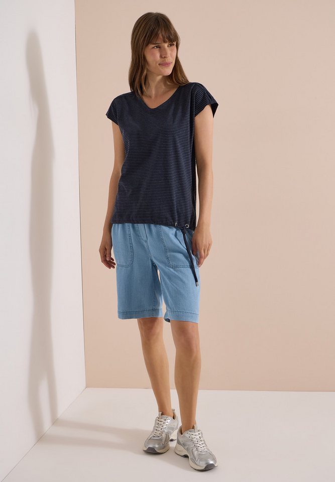 CECIL V-Shirt mit Cut-Out Detail – Bild 3 von 5