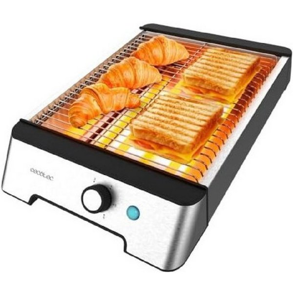 Cecotec 2-in-1-Toaster NiceSlice Inox, 800 W, NiceSlice Inox