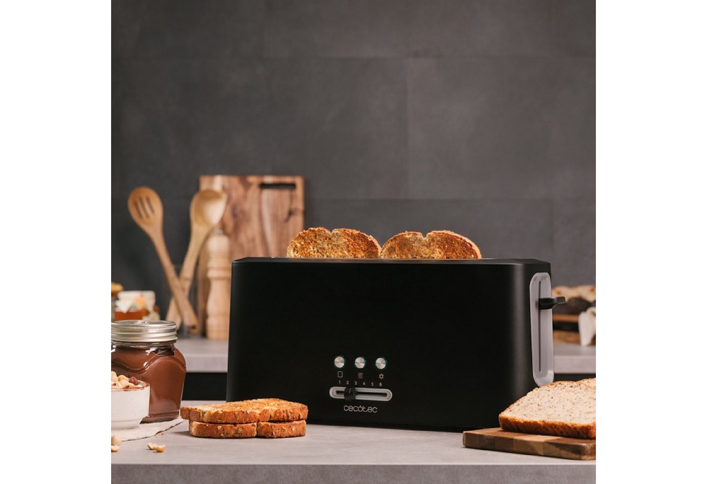 Cecotec 2-in-1-Toaster Toast&Taste 10000 Extra, 820 W, Toast&Taste 10000 Extra – Bild 2 von 5