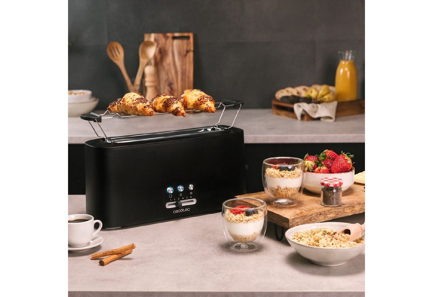 Cecotec 2-in-1-Toaster Toast&Taste 10000 Extra, 820 W, Toast&Taste 10000 Extra – Bild 4 von 5