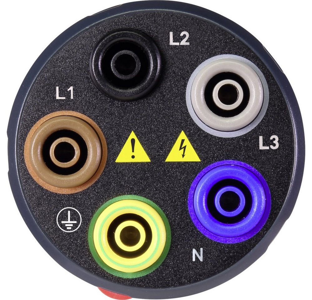 VOLTCRAFT CEE-Stecker VOLTCRAFT VMA-3L 16 Messadapter CEE-Stecker 16 A 5polig - Buchse 4 mm, (VMA-3L 16) – Bild 4 von 5