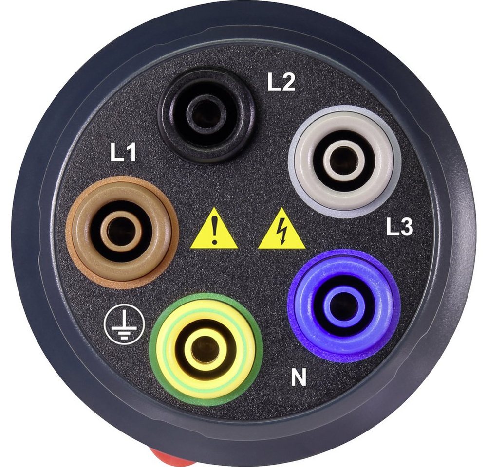VOLTCRAFT CEE-Stecker VOLTCRAFT VMA-3L 32 Messadapter CEE-Stecker 32 A 5polig - Buchse 4 mm, (VMA-3L 32) – Bild 3 von 5