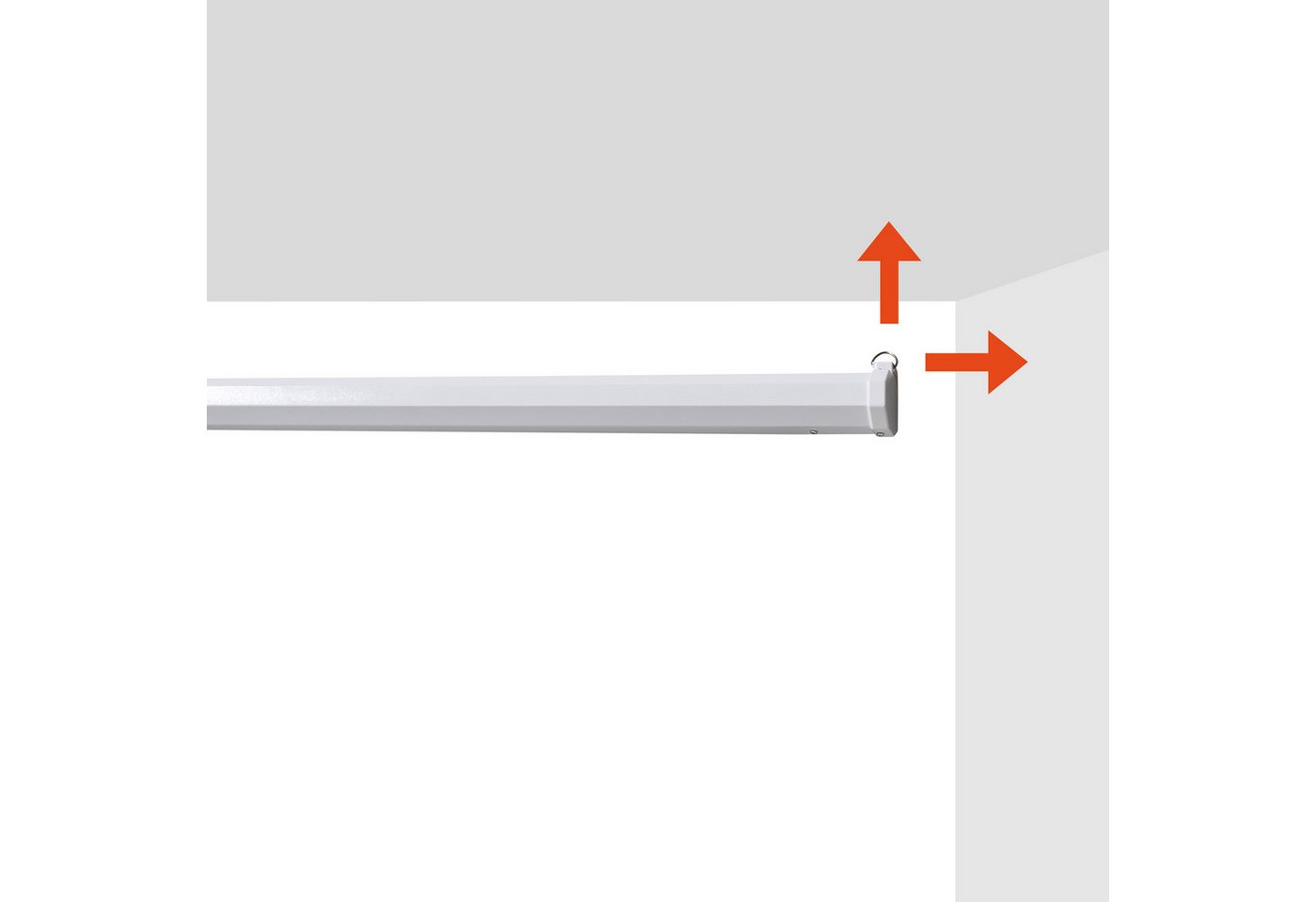 Celexon basic line Motorleinwand (schwarze Rückseite) – Bild 4 von 5