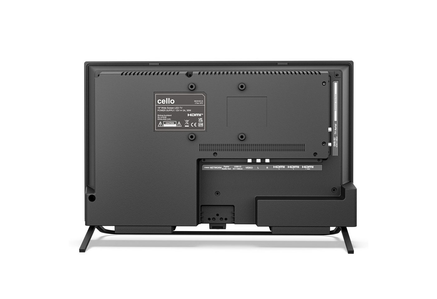 Cello CTrav-19TZ LED-Fernseher (48,26 cm/19 Zoll, HD, WLAN, Smart-TV, Smart Tizen OS powered by Samsung, Pitch Perfect Sound™, Triple Tuner) – Bild 5 von 5