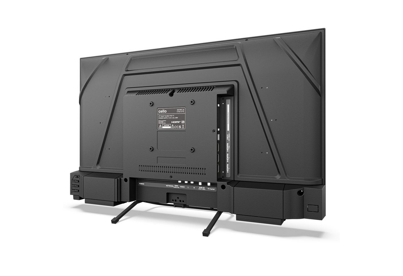 Cello CTrav-27TZ LED-Fernseher (68,5 cm/27 Zoll, Full HD, Smart‑TV, LAN, WLAN, Streaming‑Apps, Triple Tuner, Pitch Perfect Sound, Samsung Gaming Hub) – Bild 5 von 5