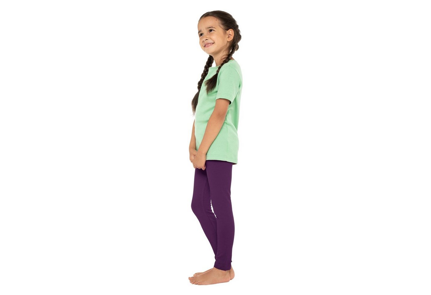celodoro Leggings Kinder Leggings, stretchige Jersey Hose aus Baumwolle – Bild 3 von 3