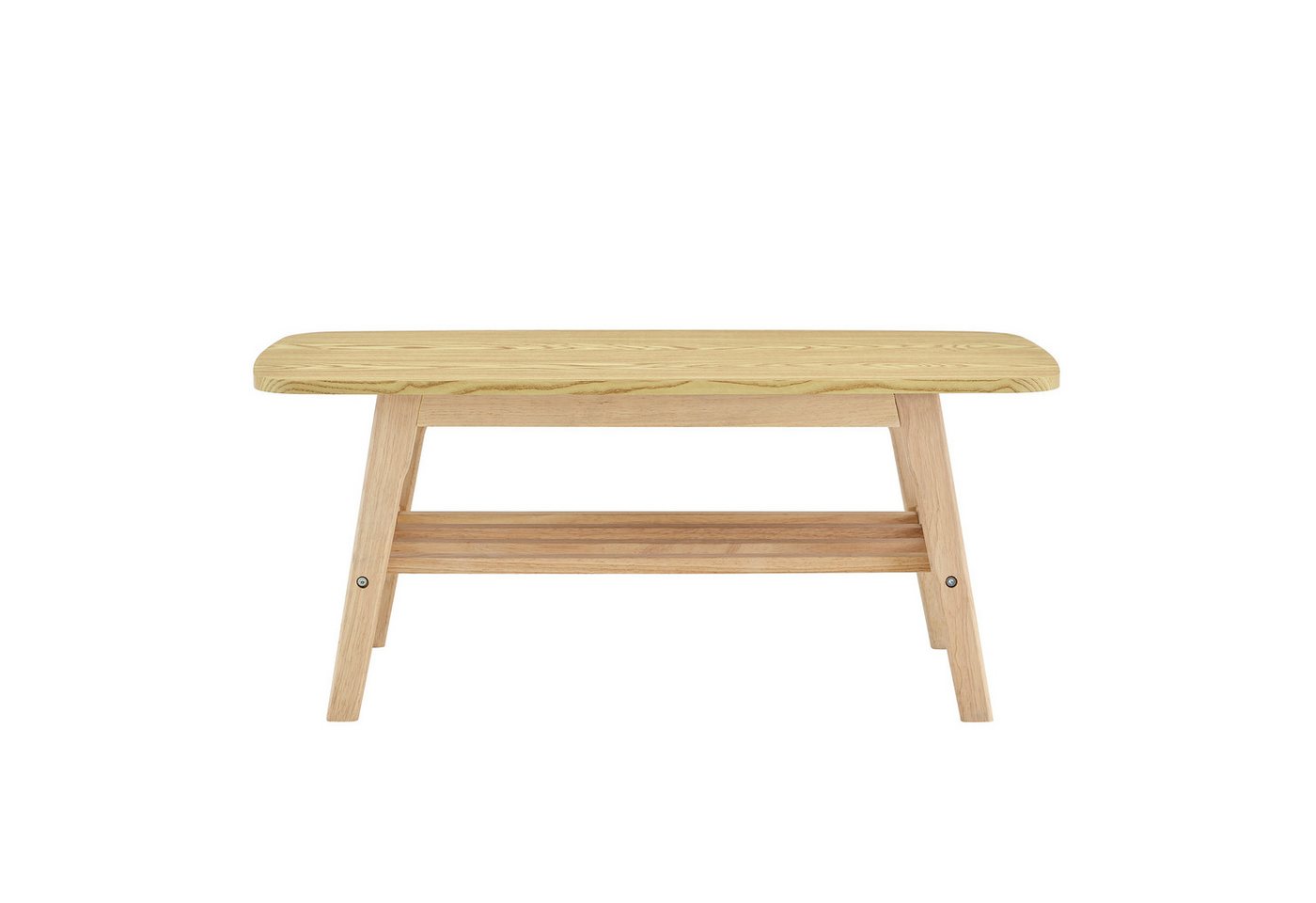 Celya Couchtisch Rechteckig, mit Ausreichend Stauraum (Massivholzsockel, Ideal für Wohnzimmer, Wohnungen und Büros) – Bild 5 von 5