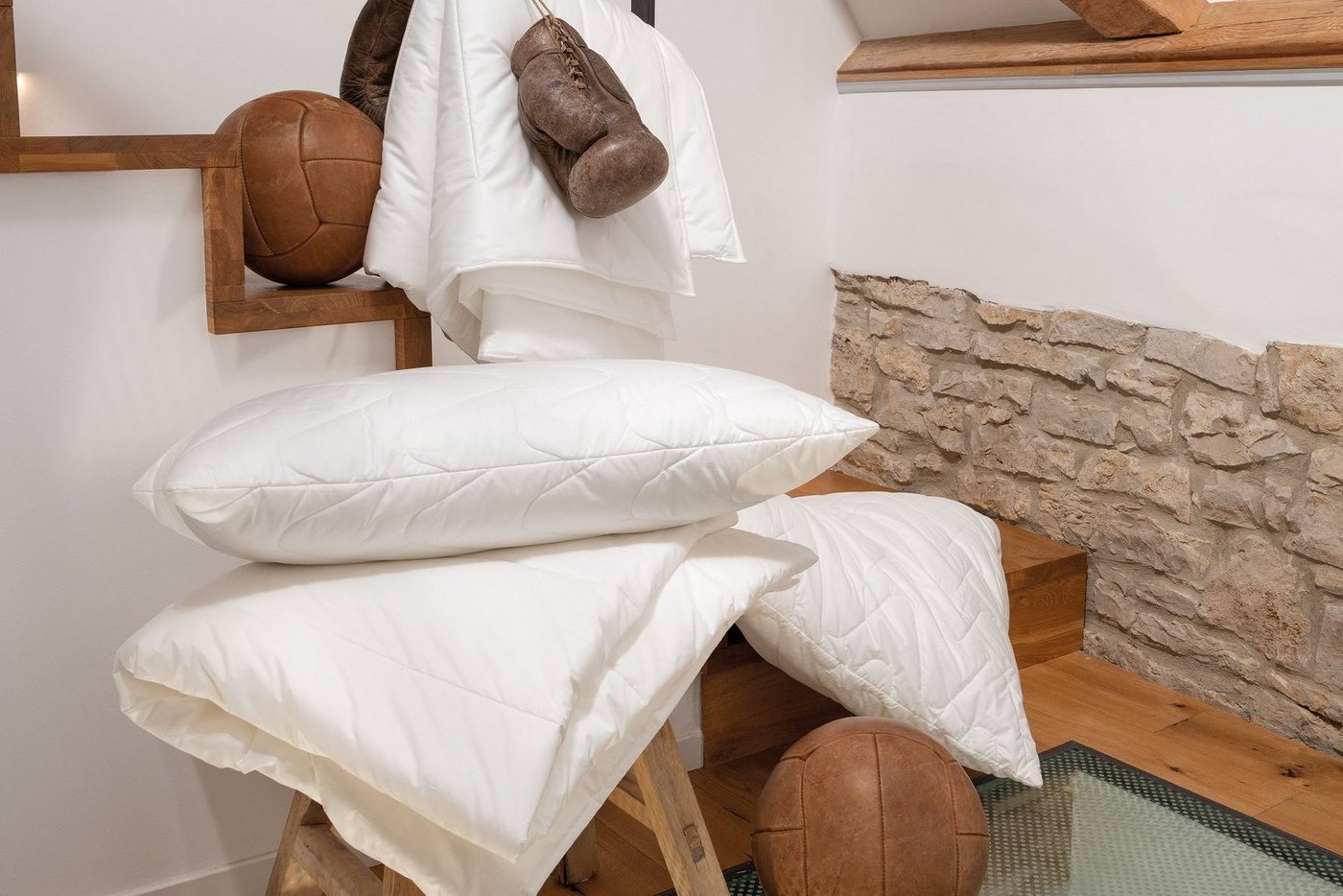 Centa-Star Microfaserbettdecke Sport Line, Bezug: 100% Baumwolle, mit hochwertiger Markenfaserfüllung "Advansa Active-Microfaser" – Bild 3 von 4