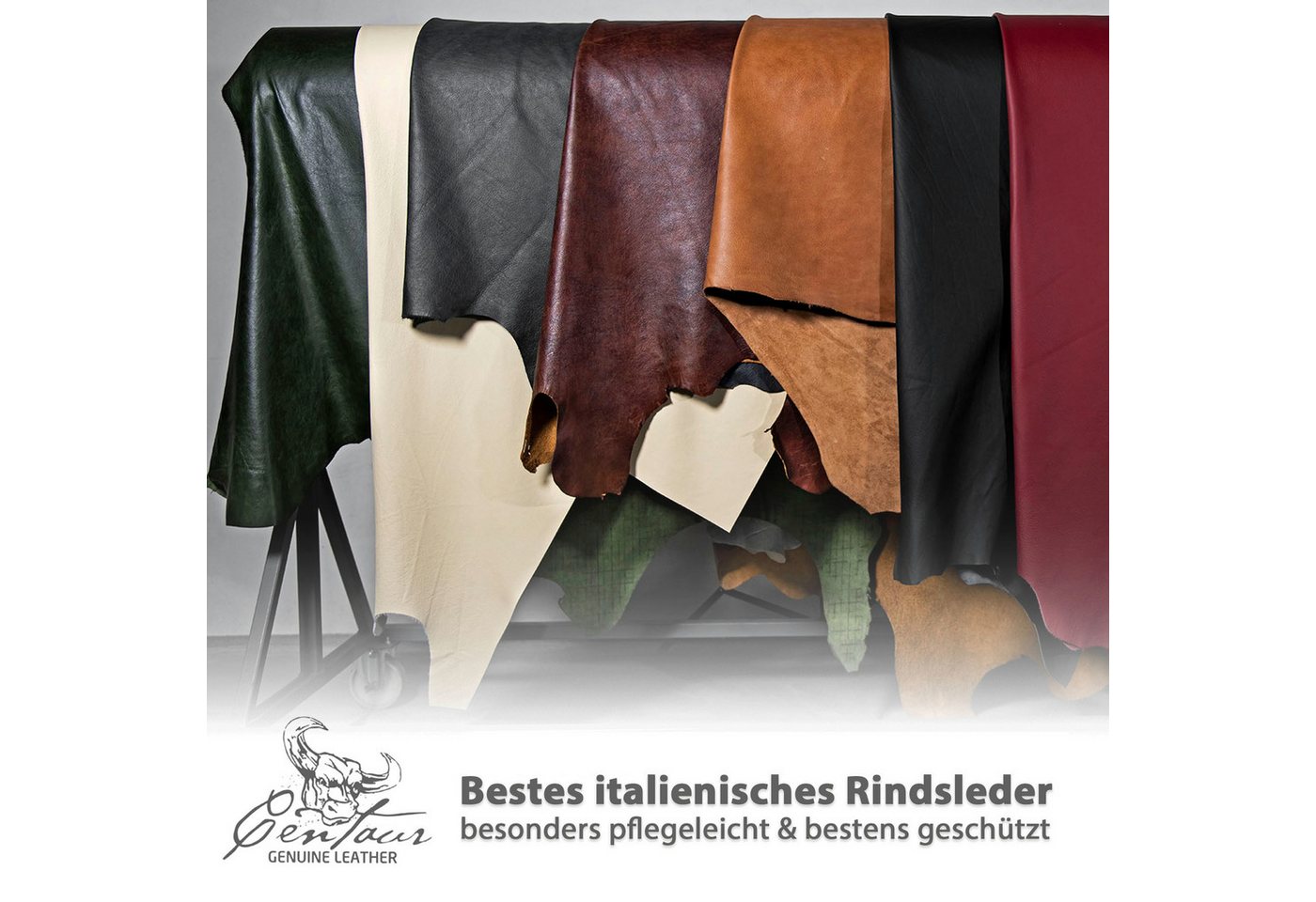 Centaur Sitzkissen aus echtem Leder, Sitzkissen, Hochwertiges Leder, echtes Rindleder, Antirutschfunktion, Handarbeit – Bild 4 von 5