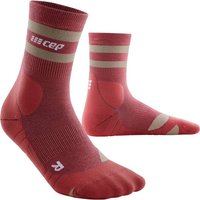 CEP Damen hiking 80??'s socks, mid cut, wo, Größe II in Rot