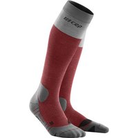 CEP Damen Hiking Light Merino Socks, Größe III in Rot