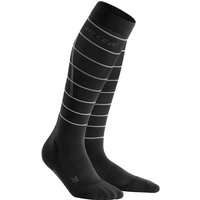 CEP Damen Reflective Socks, Größe III in Schwarz