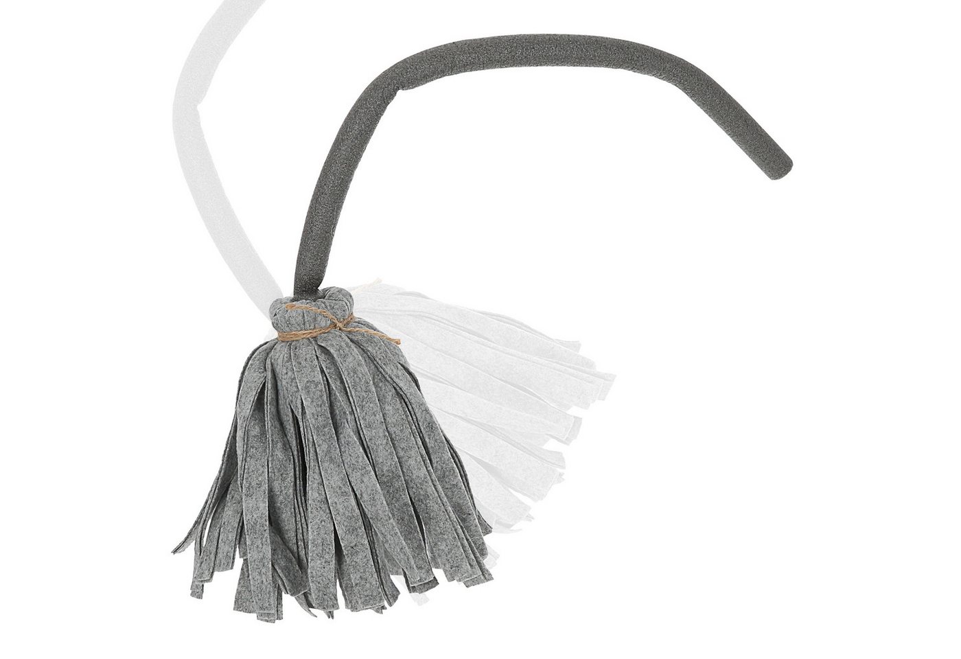 CEPEWA Dekofigur Hexenbesen Halloween singend tanzend 20x60cm ABS Bewegung Sound – Bild 5 von 5