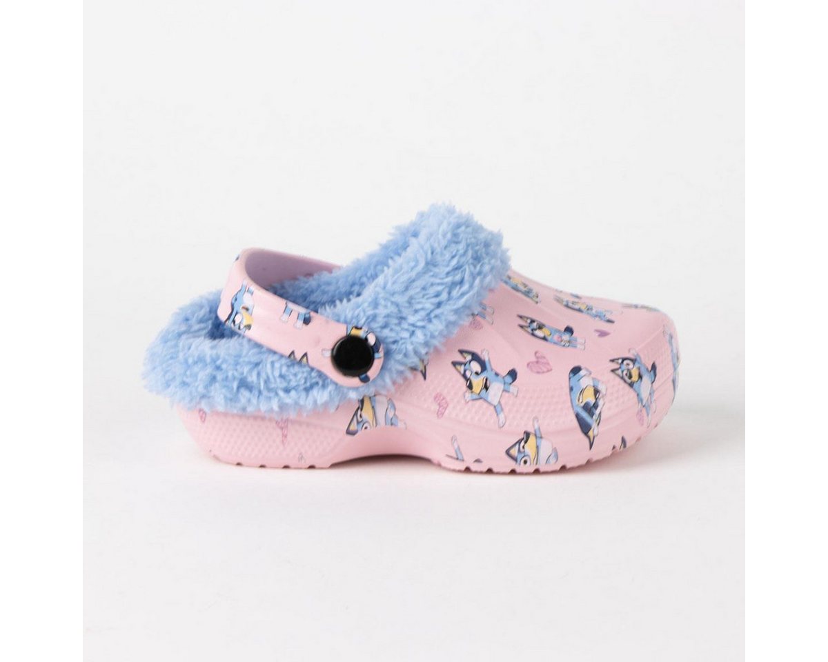 Cerda Bluey Kinder Hausschuhe Clogs mit Fleecefutter rutschfest Hausschuh – Bild 2 von 5