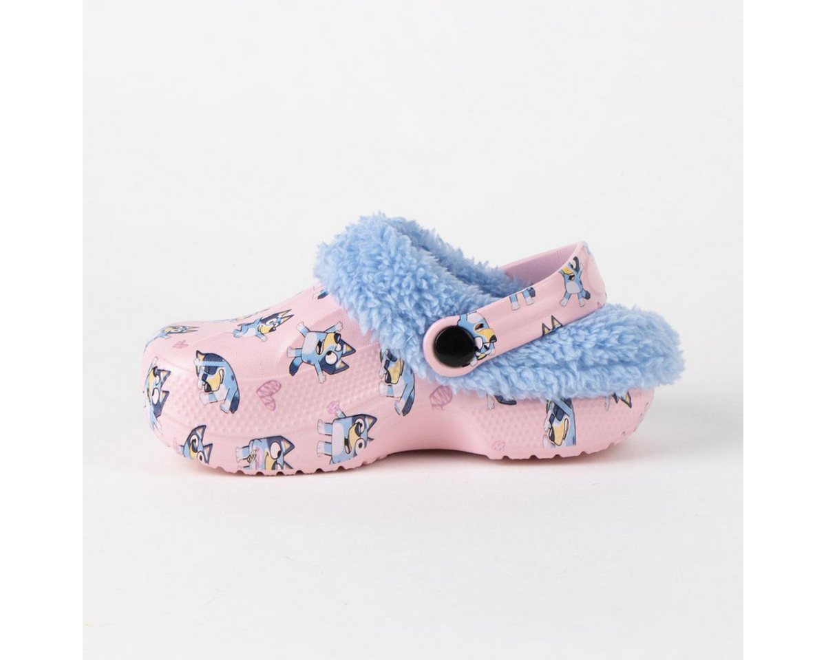 Cerda Bluey Kinder Hausschuhe Clogs mit Fleecefutter rutschfest Hausschuh – Bild 3 von 5