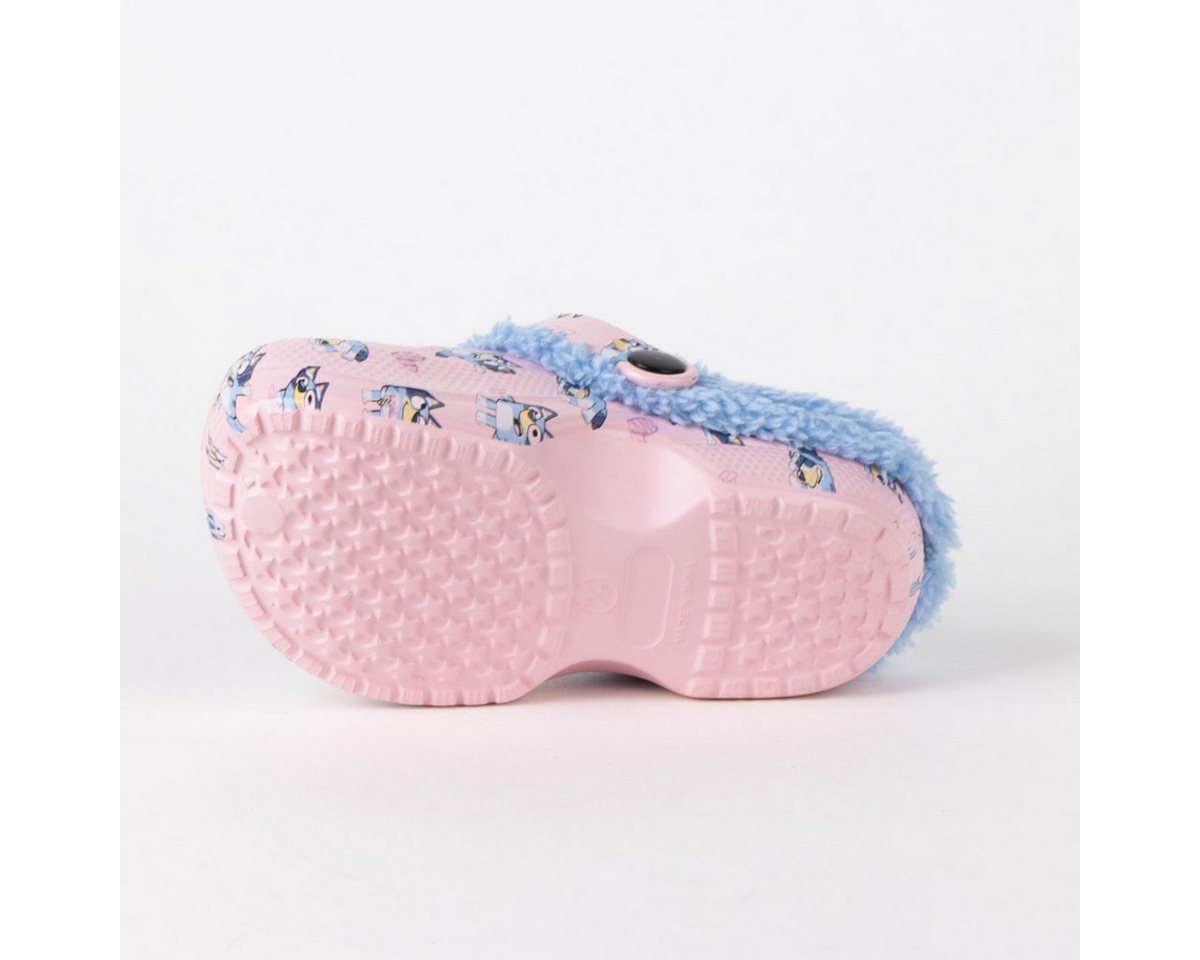 Cerda Bluey Kinder Hausschuhe Clogs mit Fleecefutter rutschfest Hausschuh – Bild 4 von 5