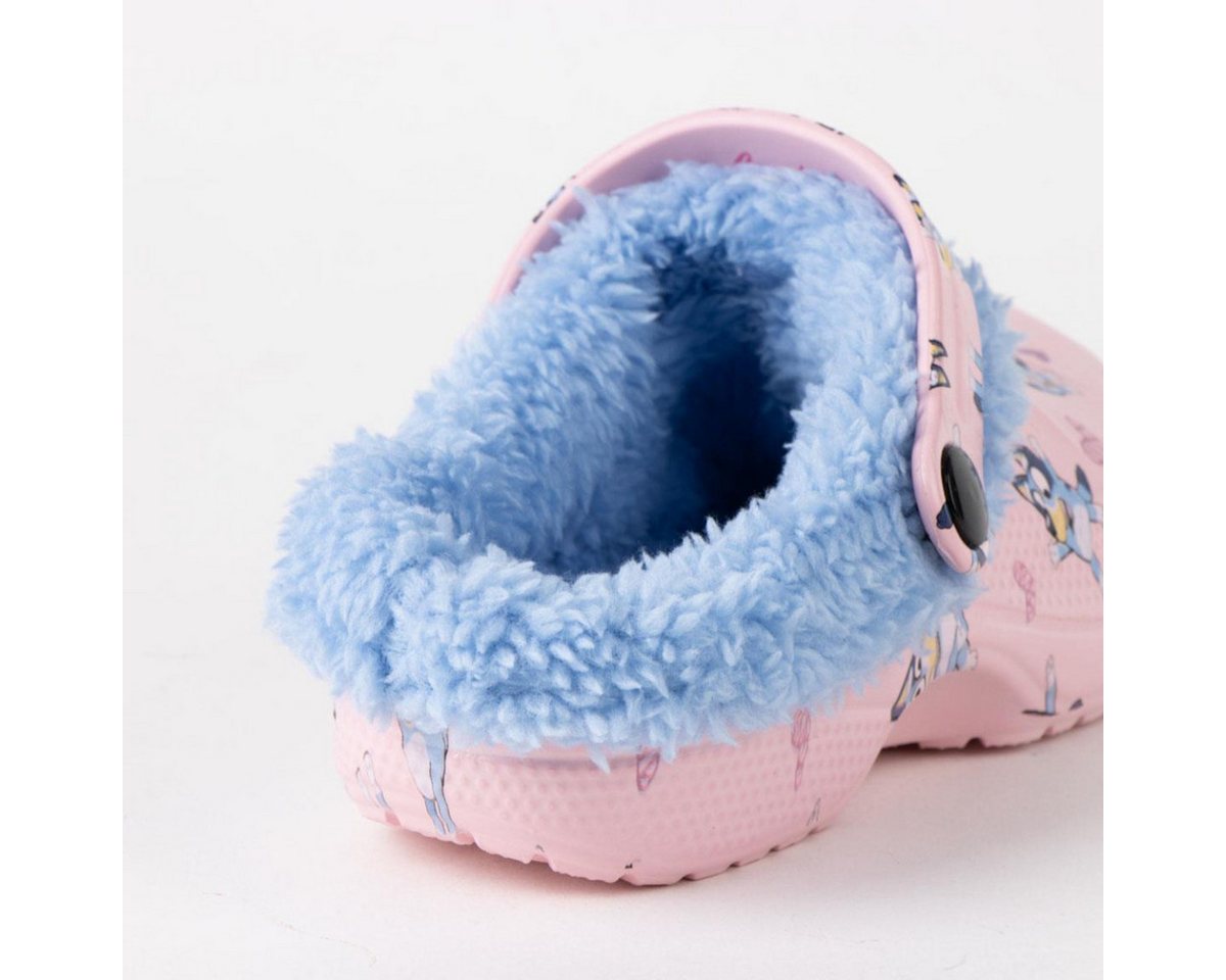 Cerda Bluey Kinder Hausschuhe Clogs mit Fleecefutter rutschfest Hausschuh – Bild 5 von 5