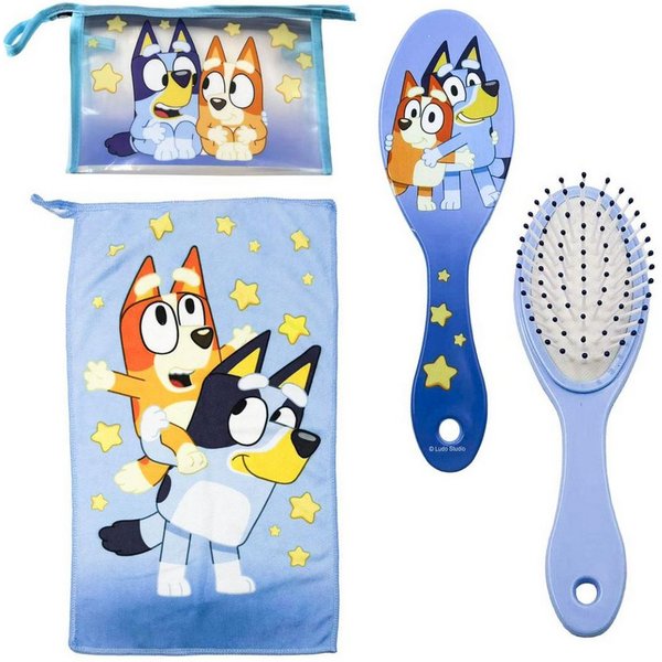 Cerda Haarbürsten-Set Bluey Accessoires-Set Kamm & Styling-Zubehör Tasche für Mädchen
