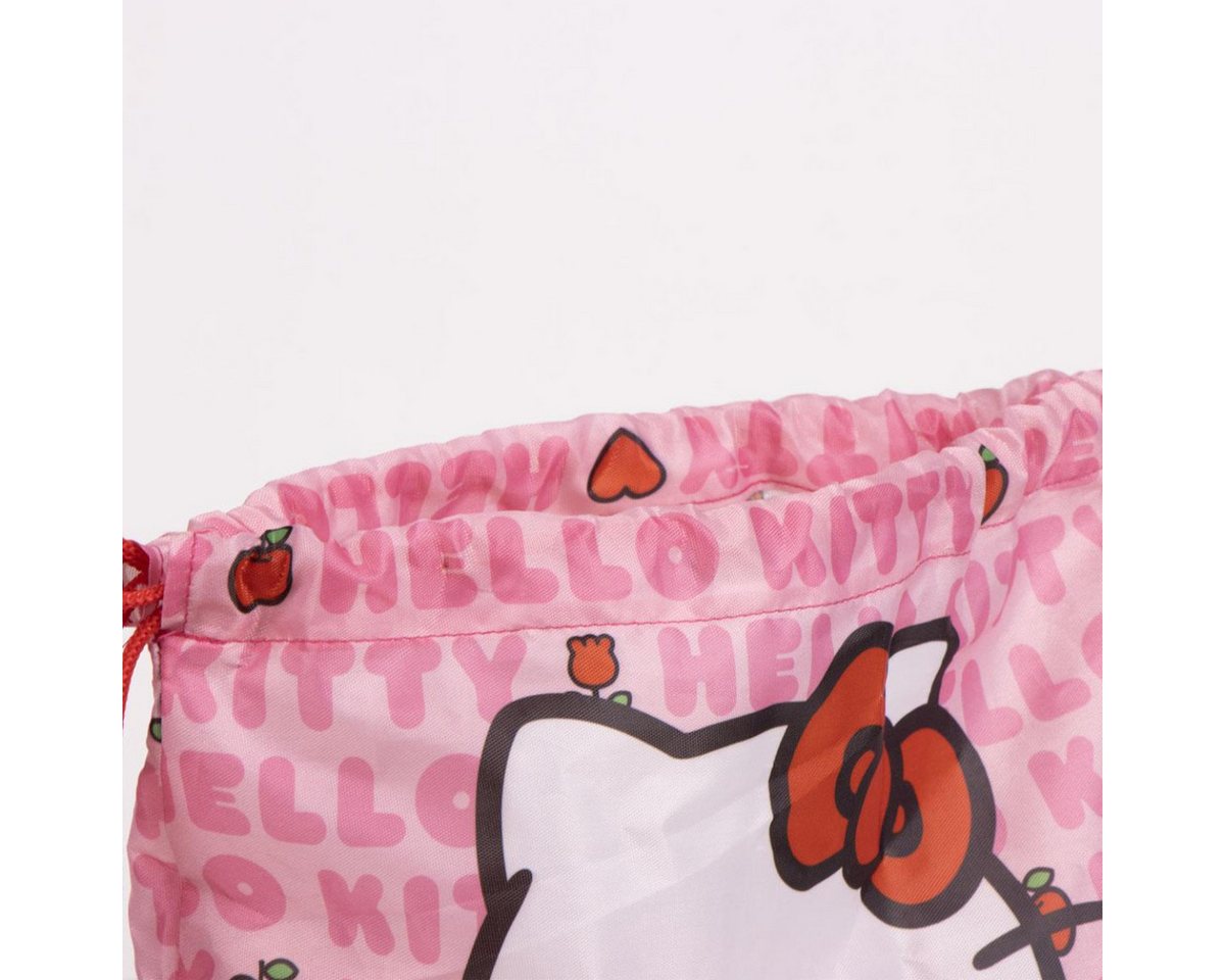 Cerda Handtuch Set Hello Kitty Kinderhandtücher im praktischen Beutel – Bild 4 von 5