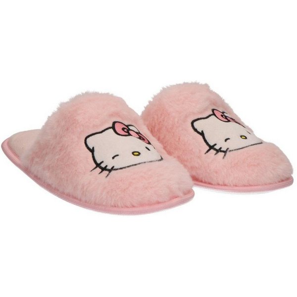 Cerda Hello Kitty Kinder Pantoffeln, gemütliche rutschfest Hausschuh