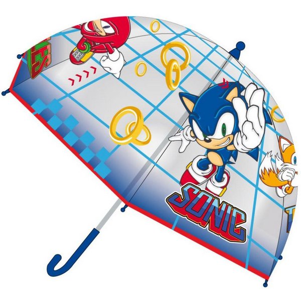 Cerda Langregenschirm Sonic Kinder Regenschirm Ø 71 cm Bubble Schirm