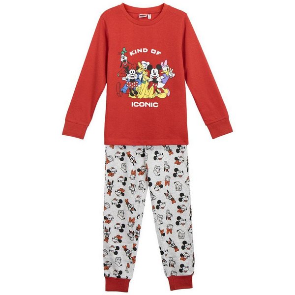 Cerda Pyjama Disney Mickey Mouse Langarm Single Jersey Baumwolle Schlafanzug