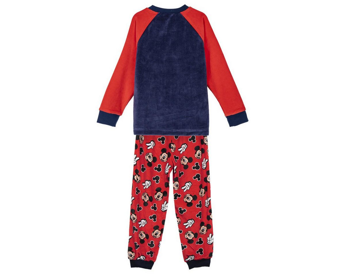 Cerda Pyjama Disney Mickey Mouse Set Kinder Gemütlicher Fleece Schlafanzug – Bild 2 von 3