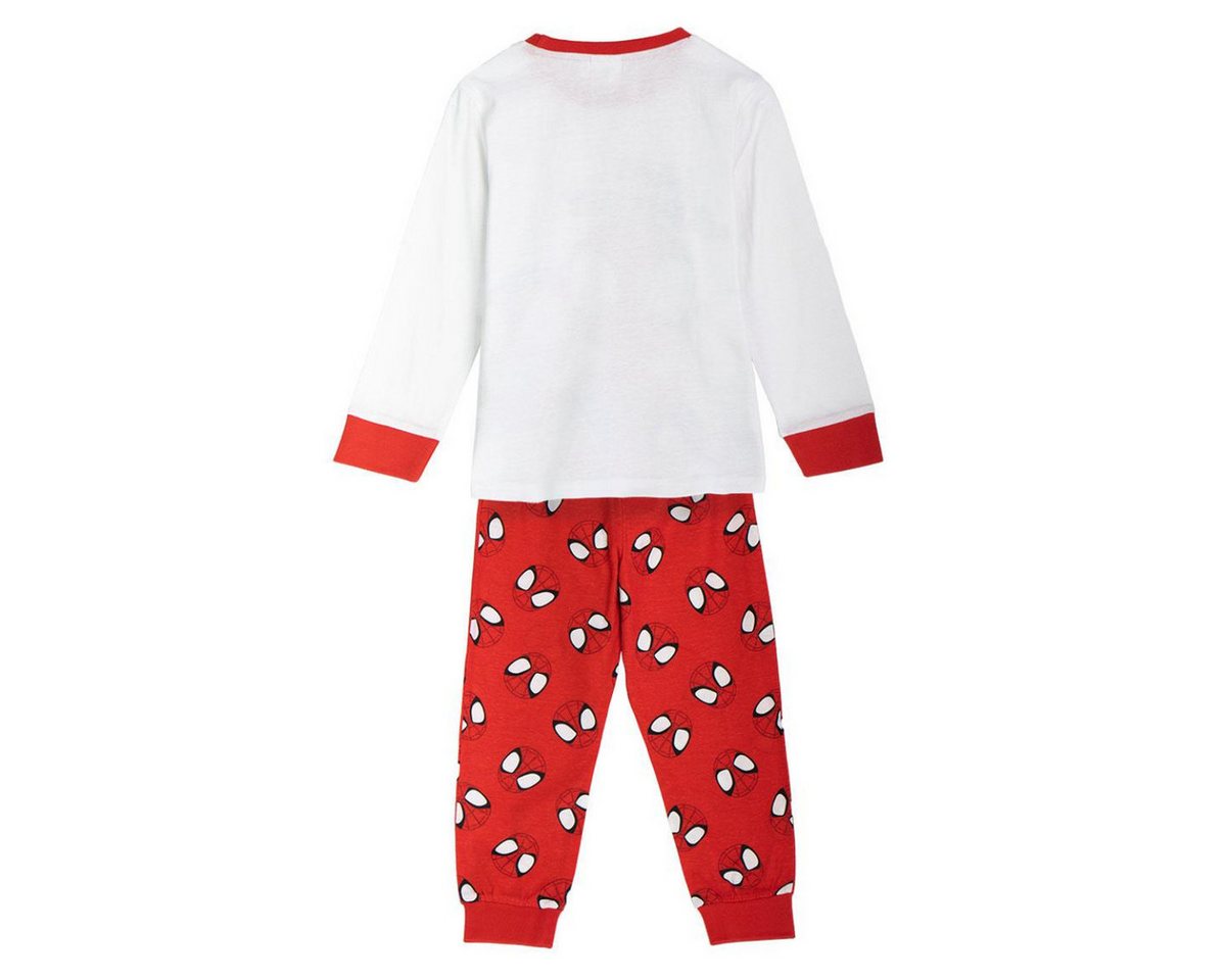 Cerda Pyjama Langarm Spiderman Kinder Baumwolle Single Jersey Schlafanzug – Bild 2 von 2