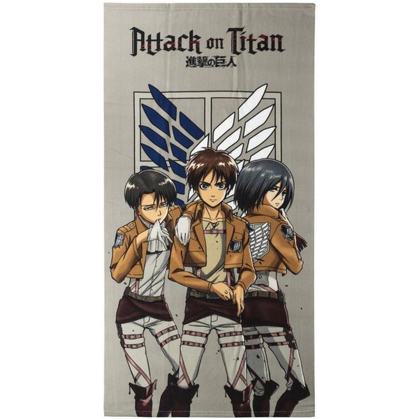 Cerda Strandtuch Attack on Titan Badehandtuch aus 100% Baumwolle 70x140 cm