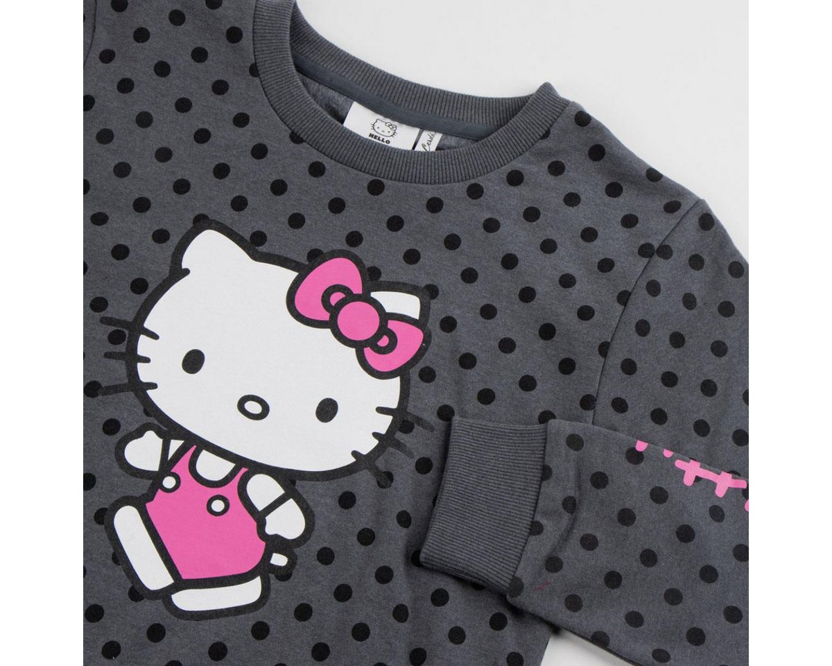 Cerda Sweatshirt Hello Kitty Pullover Kinder Sweatshirt Baumwolle Polyester – Bild 3 von 3