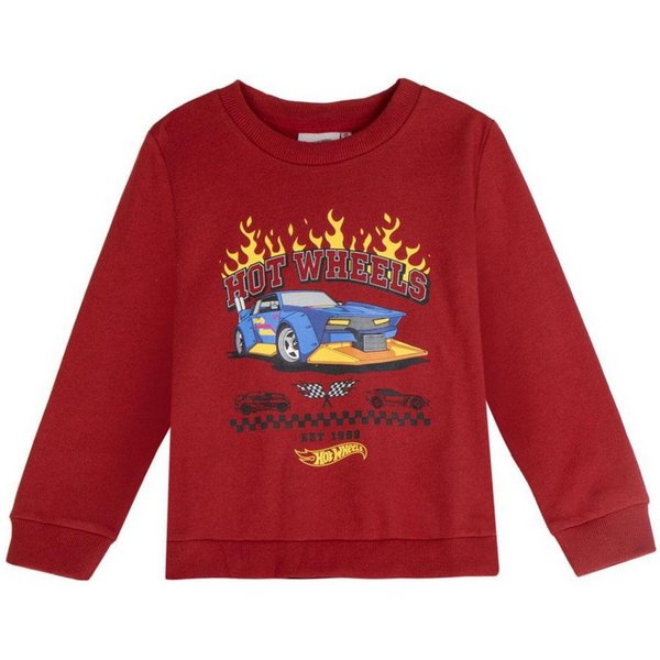 Cerda Sweatshirt Hot Wheels Pullover Kinder – Sweatshirt aus Baumwolle Polyester
