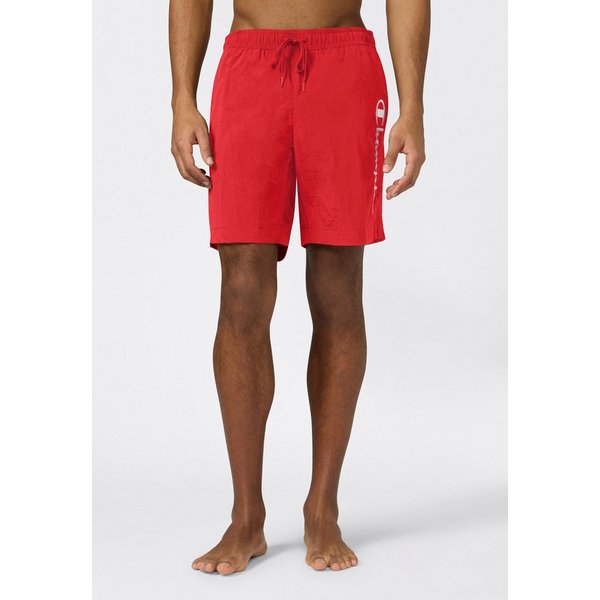 Champion Badeshorts Beachshort Standard Fit mit Logostickerei, unifarben, pflegeleicht, schnell trocknend