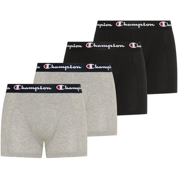 Champion Boxershorts 4 pk Boxer (4-St) 4er-Pack, für Erwachsene geeignet, aus Baumwolle und Elasthan