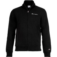 CHAMPION Champion Herren Sweatjacke - Heavy Soft Compact Fall Poly Fleece 310 Full Zip Sweatshirt, einfarbig, Größe M in Schwarz