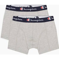 CHAMPION Herren Unterhose 2 pk Boxer, Größe S in Grau