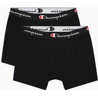 CHAMPION Herren Unterhose 2 pk Boxer, Größe L in Schwarz
